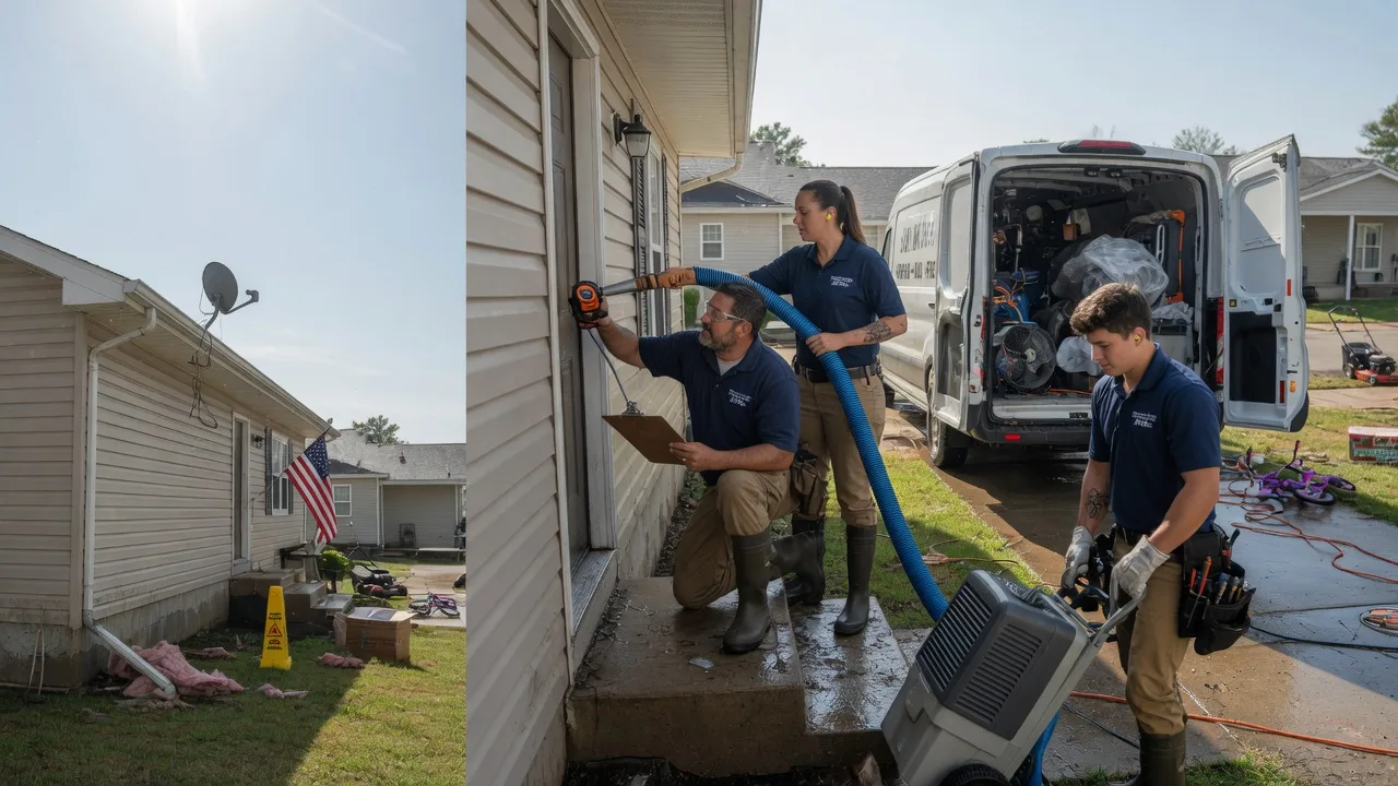 Ceiling Water Damage Restoration in Pawhuska, OK near me